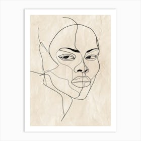 Woman'S Face 149 Art Print