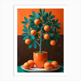 Orange Tree Art Print