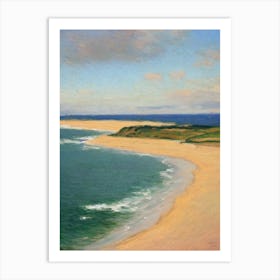 Portstewart Strand Beach County Londonderry Northern Ireland Monet Style Art Print