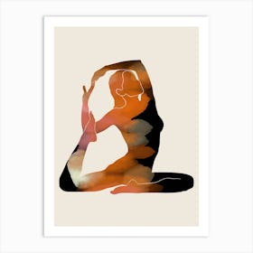 Yoga Girl B Art Print
