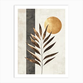 Gold Leaf Canvas Print 3 Art Print