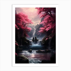 Asian Waterfall 2 Art Print