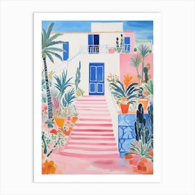 Matisse Inspired Fauvism Italian Garden Poster Art Print