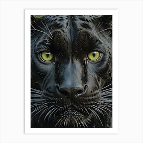 Black Panther - Ai Art Print