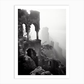 Ravello, Italy, Black And White Photography 1 Art Print