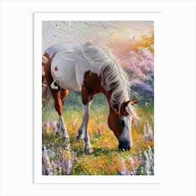 Horse In The Meadow 1 Art Print