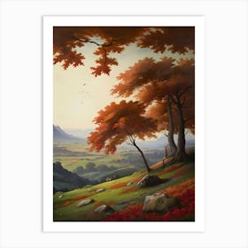 Autumn Trees Art Print