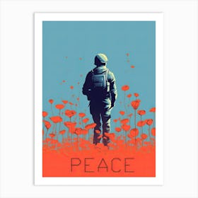 Whispers of Soldier's Peace, no war Art Print