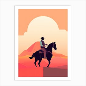 Clean Cowboy Palette Art Print