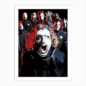 slipknot metal band 1 Art Print