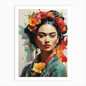 frida kahlo 9 Art Print