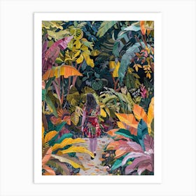 In The Garden Missouri Botanical Garden 1 Art Print