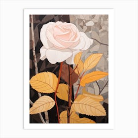 Flower Illustration Rose 4 Art Print