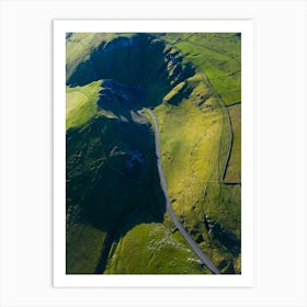 Aerial View Of The Dales 27 Art Print