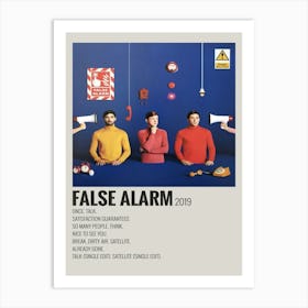 False Alarm 2019 Poster 1 Art Print