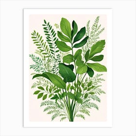 Botanical painting 1 Art Print