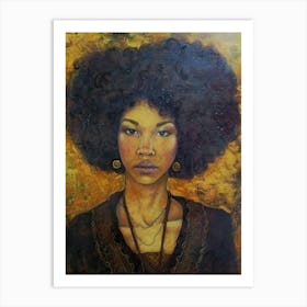 Afro Girl 43 Art Print