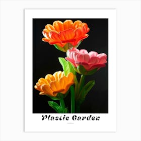 Bright Inflatable Flowers Poster Calendula 3 Art Print