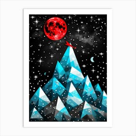 Snowy Mountains 8 Art Print