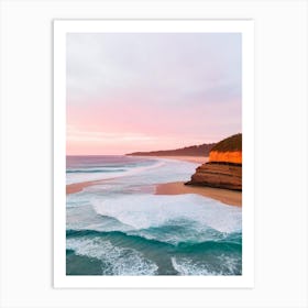 Terrigal Beach, Australia Pink Photography  Art Print