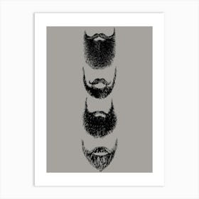 Beards Print Art Print