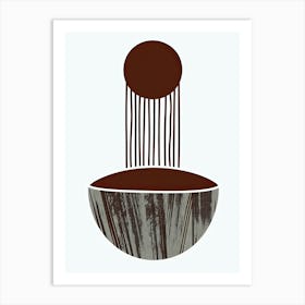 Lima Harmony Minimalist Bauhaus Art Print