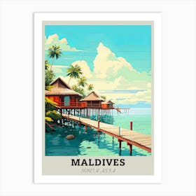 Maldives Southasia Art Print