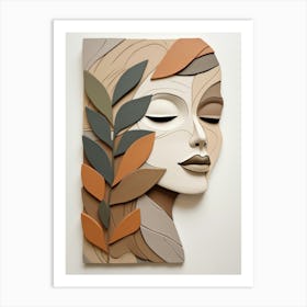 Woman'S Face 8 Art Print