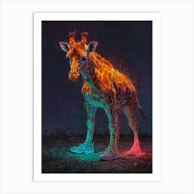 Giraffe 103 Art Print