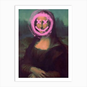 Mona Lisa 5 Art Print