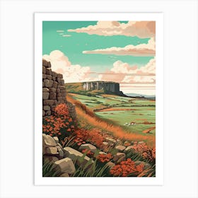 Hadrians Wall England Art Print