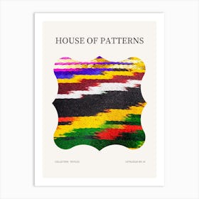 Textile Pattern Poster 16 Art Print