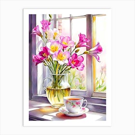 Flowers In A Vase Art Print