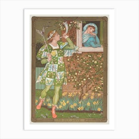 Valentine 2, Walter Crane Art Print