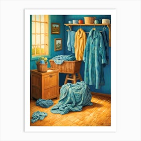 Blue Room Art Print