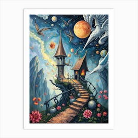 Fairytale Castle 12 Art Print