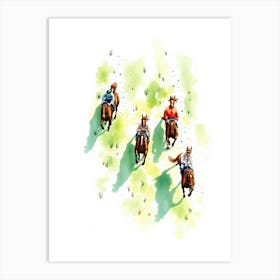 Riders Up Art Print