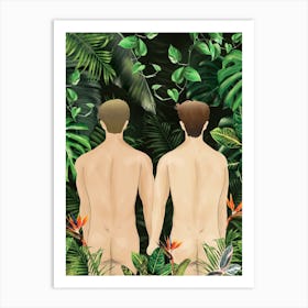 Wild Jungle Men Art Print