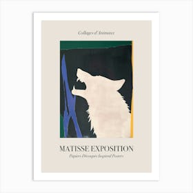 Wolf 4 Matisse Inspired Exposition Animals Poster Art Print