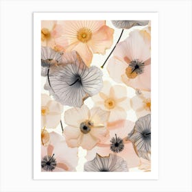 Pink Flowers 19 Art Print