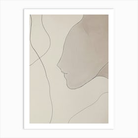 Woman'S Face 4 Art Print