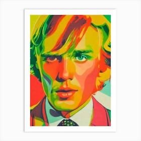 Paul Bettany Colourful Pop Movies Art Movies Art Print