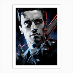 Terminator Look Art Print