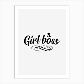 Girl Boss Art Print