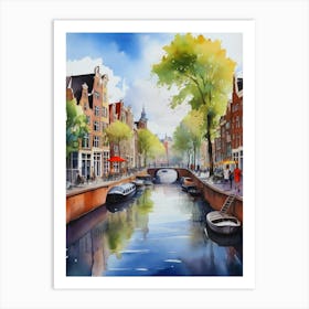 Summer in Amsterdam. 11 Art Print