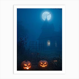 Halloween Pumpkins 16 Art Print