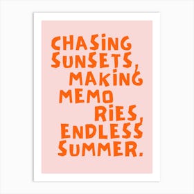 Endless summer Art Print