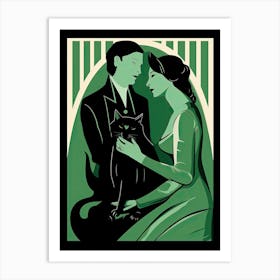 The Lovers, Tarot Card Art Print