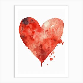 Red Heart 1 Art Print