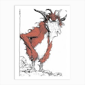 Horned Demon Art Print